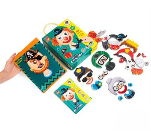 Магнітна гра Vladi Toys Фейсики (VT3702-15) Магнітна гра Vladi Toys Фейсики (VT3702-15)