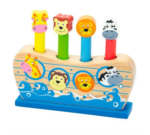 Дерев'яний сортер Viga Toys Веселий ковчег (50041) Дерев'яний сортер Viga Toys Веселий ковчег (50041)