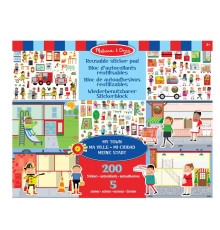 Набір багаторазових наліпок Spin Master Моє місто Melissa and Doug