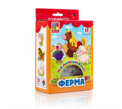 Набір магнітів Vladi Toys Мій маленький світ Ферма (VT3106-09) Набір магнітів Vladi Toys Мій маленький світ Ферма (VT3106-09)