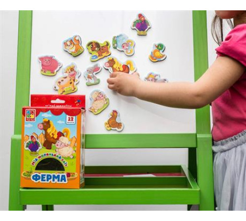 Набір магнітів Vladi Toys Мій маленький світ Ферма (VT3106-09) Набір магнітів Vladi Toys Мій маленький світ Ферма (VT3106-09)