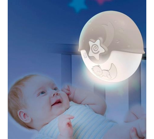 Нічник-проектор Infantino Спокійні сни сірий (004909I)