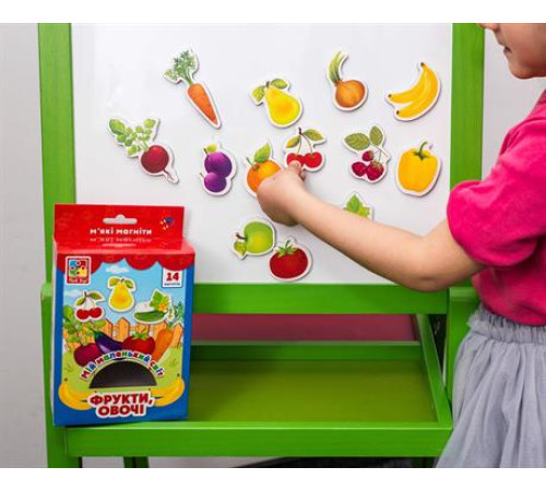 Набір магнітів Vladi Toys Мій маленький світ Фрукти та овочі (VT3106-11) Набір магнітів Vladi Toys Мій маленький світ Фрукти та овочі (VT3106-11)