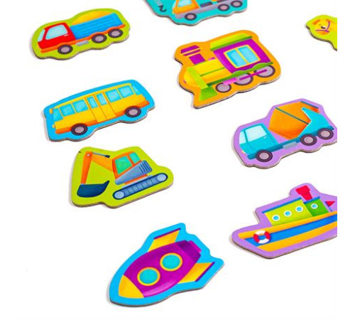 Набір магнітів Vladi Toys Транспорт (VT3106-26) Набір магнітів Vladi Toys Транспорт (VT3106-26)