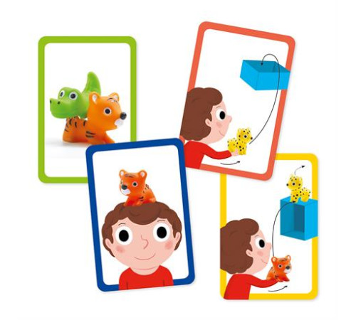 Настільна гра балансир Djeco Пірамідки Звірята (DJ08557)