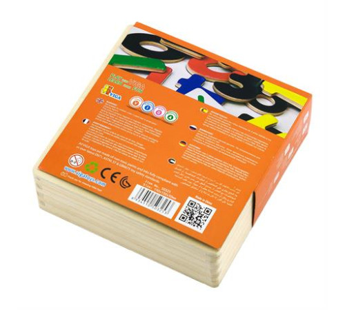 Набір магнітних цифр і знаків Viga Toys 37 шт. (50325) Набір магнітних цифр і знаків Viga Toys 37 шт. (50325)