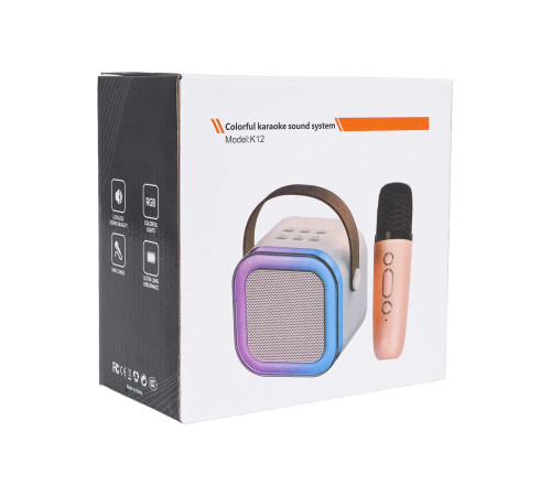 Дитячий караоке мікрофон Ramiz K12 + колонка