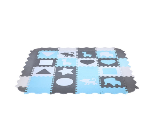 Дитячий килимок-пазл NILS FUN MD03 30 х 30 см 36 шт, різнокольоровий