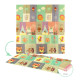 Дитячий розкладний килимок ZOO 195x180CM NILS FUN MD04