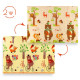 Дитячий розкладний килимок FOREST 190x150CM NILS FUN MD05 