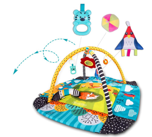 Килимок розвивальний 110 x 100 см Лисеня Ricokids Килимок розвивальний 110 x 100 см Лисеня Ricokids