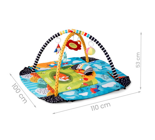 Килимок розвивальний 110 x 100 см Лисеня Ricokids Килимок розвивальний 110 x 100 см Лисеня Ricokids