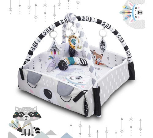 Килимок розвивальний 110 x 100 см Бохо Ricokids Килимок розвивальний 110 x 100 см Бохо Ricokids