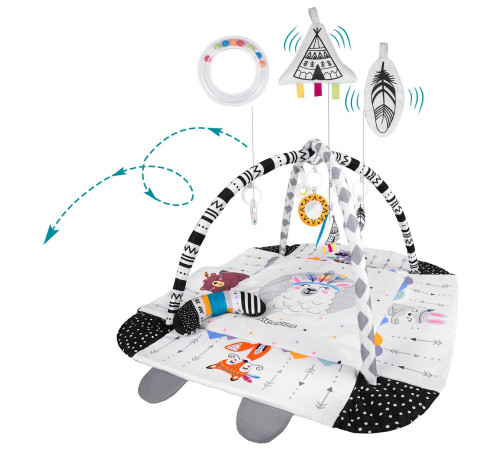 Килимок розвивальний 110 x 100 см Бохо Ricokids Килимок розвивальний 110 x 100 см Бохо Ricokids