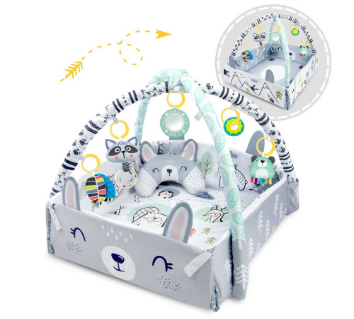 Килимок розвивальний 110 x 100 см Кролик Ricokids Килимок розвивальний 110 x 100 см Кролик Ricokids