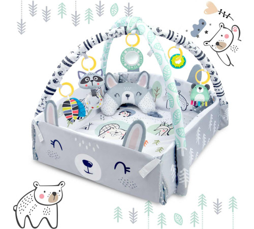 Килимок розвивальний 110 x 100 см Кролик Ricokids Килимок розвивальний 110 x 100 см Кролик Ricokids