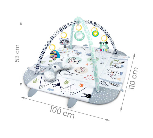 Килимок розвивальний 110 x 100 см Кролик Ricokids Килимок розвивальний 110 x 100 см Кролик Ricokids
