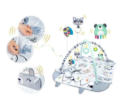 Килимок розвивальний 110 x 100 см Кролик Ricokids Килимок розвивальний 110 x 100 см Кролик Ricokids