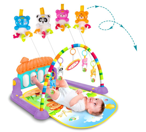 Килимок різнокольоровий з піаніно Ricokids Килимок різнокольоровий з піаніно Ricokids