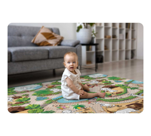 Килимок для розфарбовування 200 x 120 x 0,3 см Ricokids Килимок для розфарбовування 200 x 120 x 0,3 см Ricokids