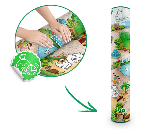 Килимок для розфарбовування 200 x 120 x 0,3 см Ricokids Килимок для розфарбовування 200 x 120 x 0,3 см Ricokids