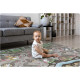 Килимок розкладний дитячий 200 x 180 x 1 см Nukido NK-340 Потяг-Земля