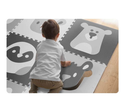 Килимок-пазл Ricokids 180x180 см 9 шт Звірята Килимок-пазл Ricokids 180x180 см 9 шт Звірята