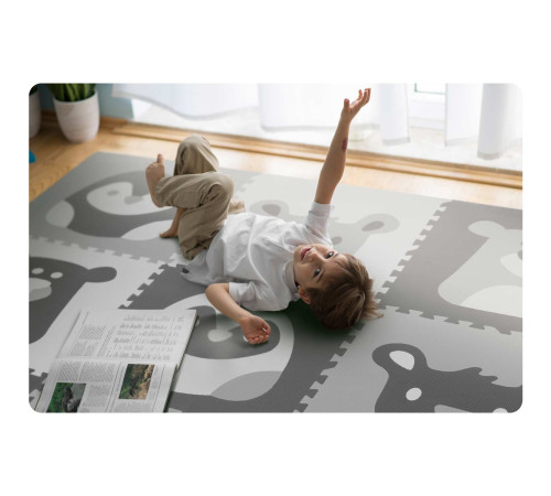 Килимок-пазл Ricokids 180x180 см 9 шт Звірята Килимок-пазл Ricokids 180x180 см 9 шт Звірята