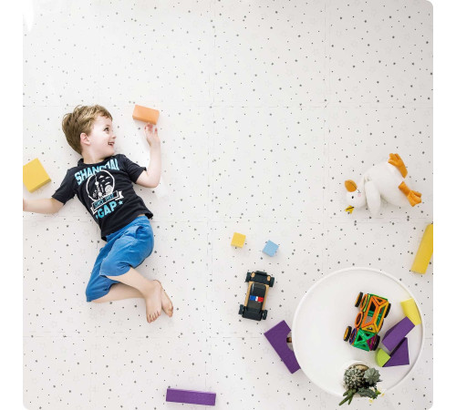 Дитячий килимок-пазл Ricokids 50 x 50 см 9 шт Дитячий килимок-пазл Ricokids 50 x 50 см 9 шт