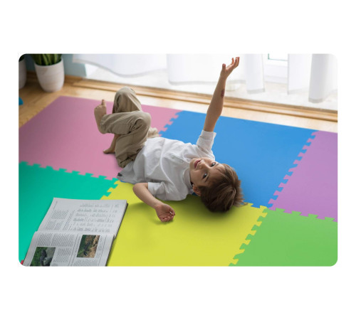 Килимок-пазл, шахівниця Ricokids 180x180 см 9 шт Килимок-пазл, шахівниця Ricokids 180x180 см 9 шт