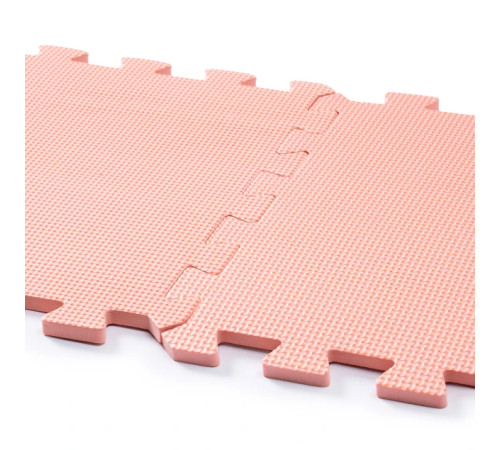 Дитячий килимок-пазл WCG 1P10, 30 х 30 см 10 шт, персиковий