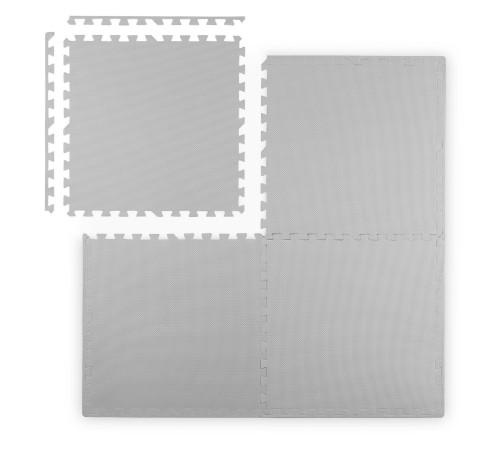 Килимок-пазл Ricokids 60 x 60 см 4 шт сірий