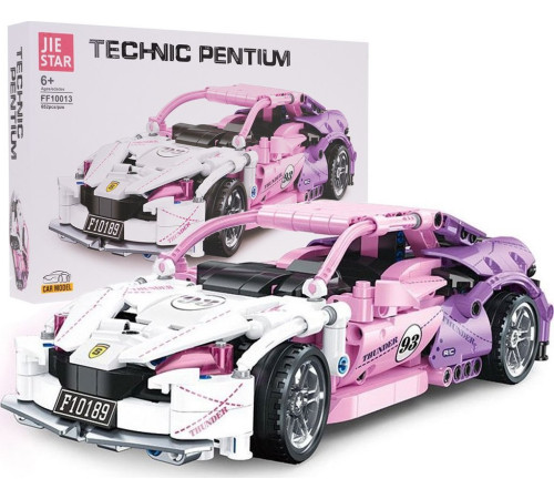 Дитячий конструктор Pink Sports Car Blocks 652 ел. Дитячий конструктор Pink Sports Car Blocks 652 ел.