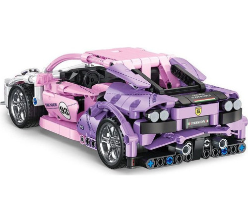 Дитячий конструктор Pink Sports Car Blocks 652 ел. Дитячий конструктор Pink Sports Car Blocks 652 ел.