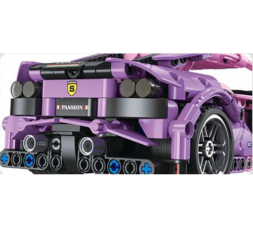 Дитячий конструктор Pink Sports Car Blocks 652 ел. Дитячий конструктор Pink Sports Car Blocks 652 ел.