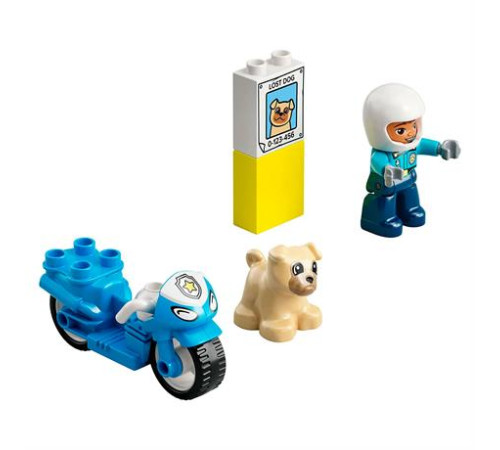 Конструктор LEGO DUPLO Rescue Поліцейський мотоцикл 5 ел. (10967) Конструктор LEGO DUPLO Rescue Поліцейський мотоцикл 5 ел. (10967)
