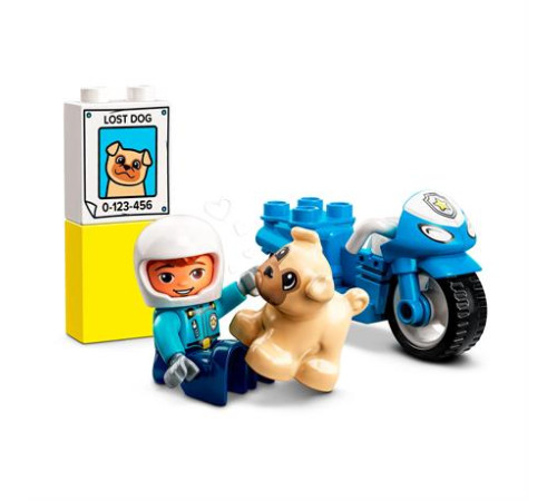 Конструктор LEGO DUPLO Rescue Поліцейський мотоцикл 5 ел. (10967) Конструктор LEGO DUPLO Rescue Поліцейський мотоцикл 5 ел. (10967)