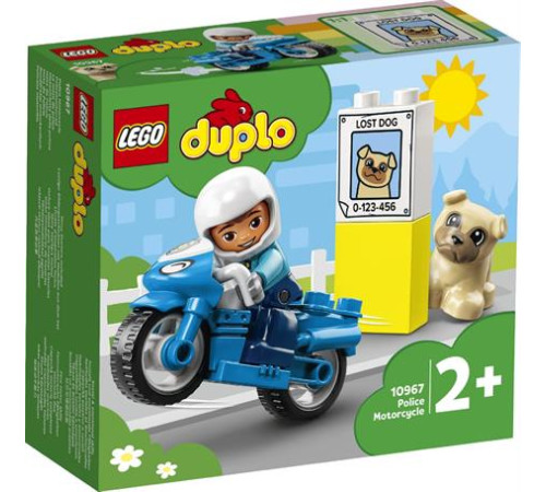Конструктор LEGO DUPLO Rescue Поліцейський мотоцикл 5 ел. (10967) Конструктор LEGO DUPLO Rescue Поліцейський мотоцикл 5 ел. (10967)