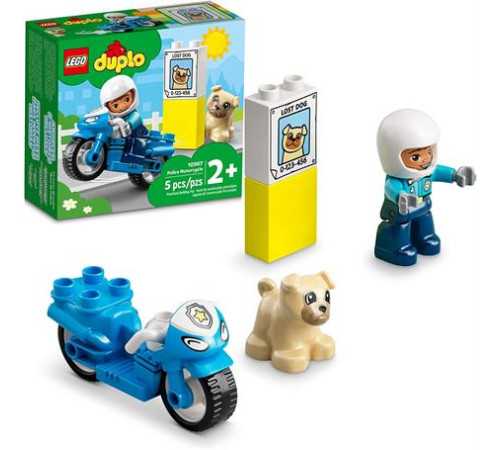 Конструктор LEGO DUPLO Rescue Поліцейський мотоцикл 5 ел. (10967) Конструктор LEGO DUPLO Rescue Поліцейський мотоцикл 5 ел. (10967)
