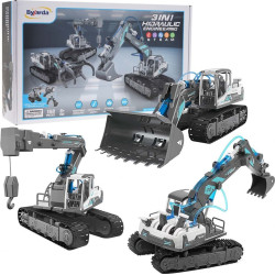 Дитячий конструктор машин для будівництва 3в1 ZAU.GC0107