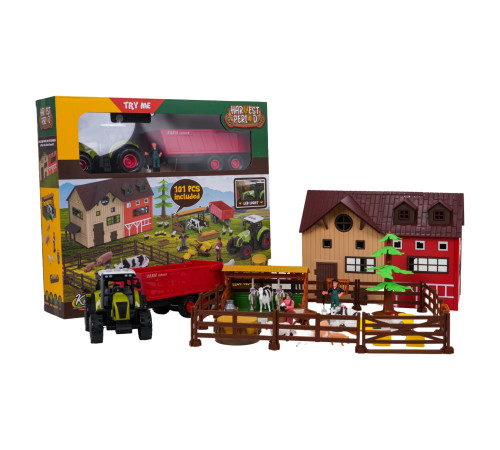 Дитячий набір Ramiz 550-1K Ферма з трактором 101 ел,+ аксесуари