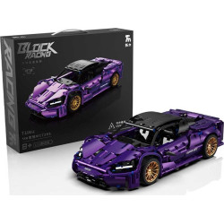 Дитячий конструктор спортивний автомобіль чорний 1309 ел.