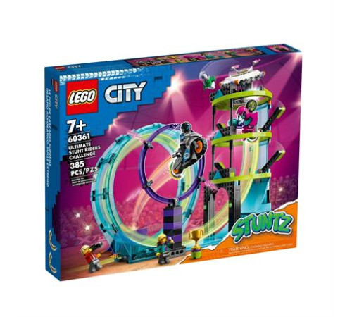 Конструктор LEGO City Stuntz Неймовірне завдання для каскадерів 385 ел. (60361) Конструктор LEGO City Stuntz Неймовірне завдання для каскадерів 385 ел. (60361)