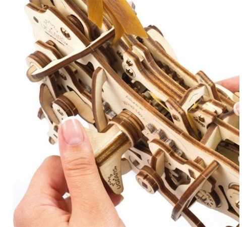 Дерев'яний механічний 3D конструктор Ugears Кінь-Механоїд (70054)