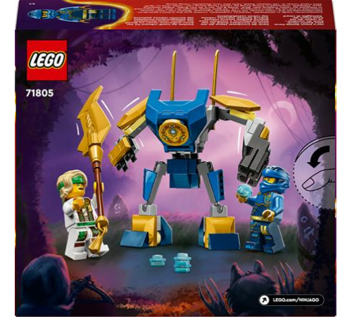 Конструктор LEGO NINJAGO Бойовий набір робота Джея 78 деталей (71805)