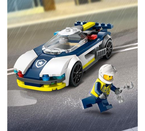 Конструктор LEGO City Переслідування маслкара на поліцейському автомобілі 213 ел. (60415) Конструктор LEGO City Переслідування маслкара на поліцейському автомобілі 213 ел. (60415)