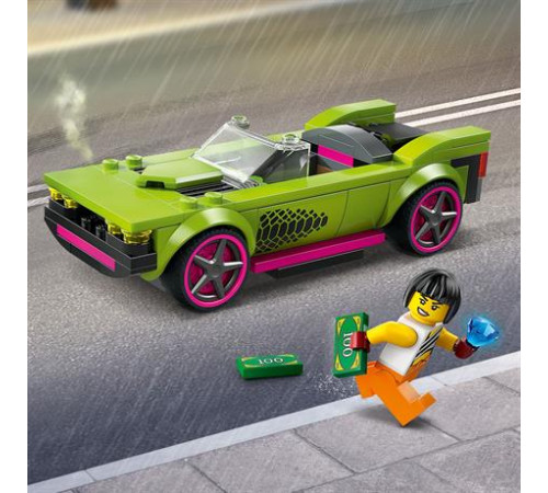 Конструктор LEGO City Переслідування маслкара на поліцейському автомобілі 213 ел. (60415) Конструктор LEGO City Переслідування маслкара на поліцейському автомобілі 213 ел. (60415)