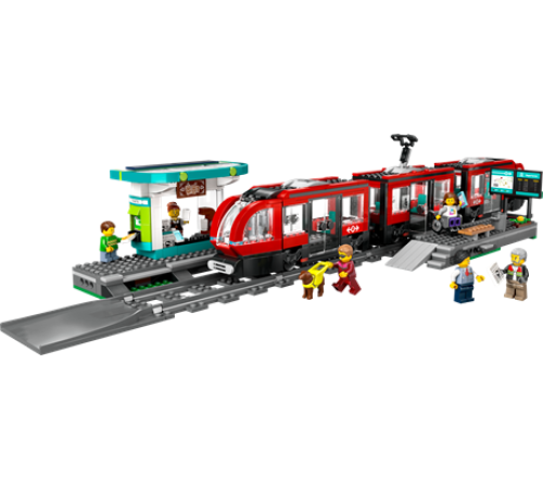 Конструктор LEGO City Трамвай і вокзал у центрі міста 811 ел. (60423) Конструктор LEGO City Трамвай і вокзал у центрі міста 811 ел. (60423)
