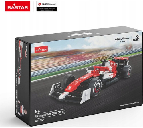 1: 24 Alfa Romeo F1 C42 340 ел. Машинка RASTAR 1: 24 Alfa Romeo F1 C42 340 ел. Машинка RASTAR