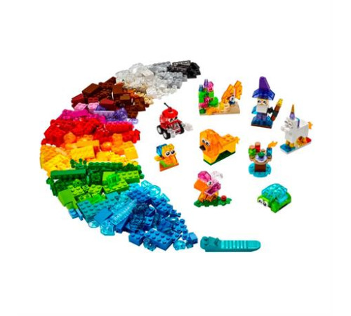 Конструктор LEGO Classic Прозорі кубики для творчості 500 ел. (11013) Конструктор LEGO Classic Прозорі кубики для творчості 500 ел. (11013)